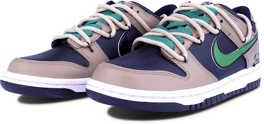 나이키 덩크 로우 '판다 해체 검정-갈색' (커스텀) FD1232-001(Team86-熊猫黑棕) Lookbook 나이키 덩크 로우 '판다 해체 검정-갈색' (커스텀) FD1232-001(Team86-熊猫黑棕)