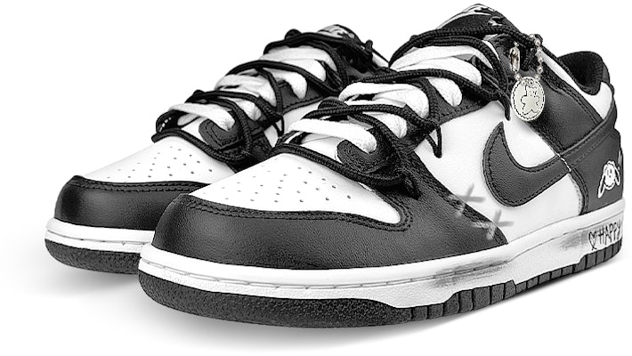 カスタム ナイキ ダンクロー "パンダ デコン" CW1590-100(Team47-女款快乐小狗) Lookbook カスタム ナイキ ダンクロー "パンダ デコン" CW1590-100(Team47-女款快乐小狗)