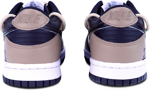 【訂製球鞋】Nike Dunk Low 熊貓主題 解構 低筒 滑板鞋 GS 黑棕 Shop 【訂製球鞋】Nike Dunk Low 熊貓主題 解構 低筒 滑板鞋 GS 黑棕