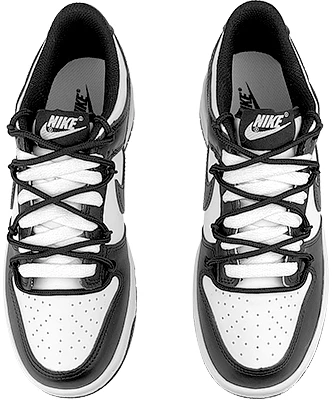 カスタム ナイキ ダンクロー "パンダ デコン" CW1590-100(Team47-女款快乐小狗) Shop カスタム ナイキ ダンクロー "パンダ デコン" CW1590-100(Team47-女款快乐小狗)