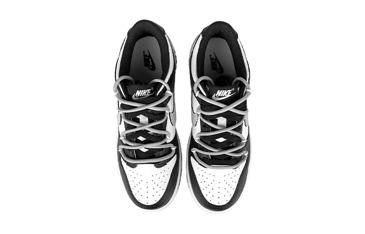 Shop [Sepatu Custom] Nike Dunk Low 'Panda Deconstructed Glow Moon' DD1391-100(Team99-男D月亮解)