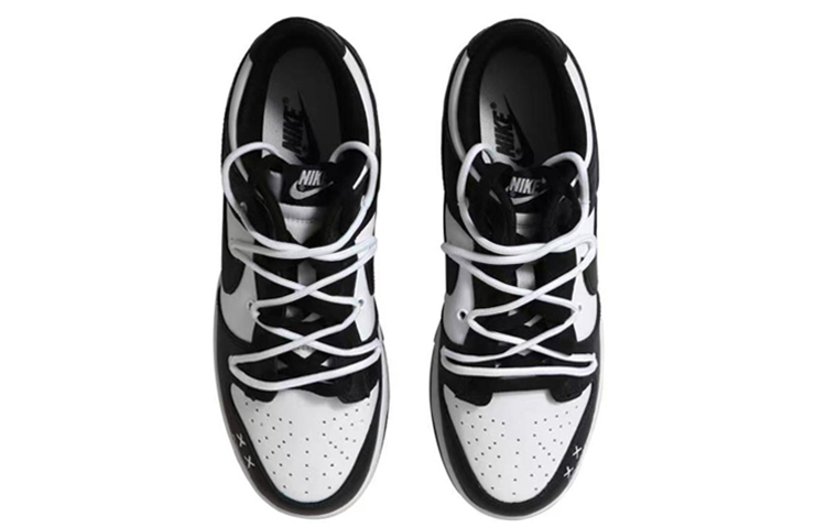 Shop [Zapatos Personalizados] Nike Dunk Low 'Panda Deconstructed' CW1590-100(Team拾玖-女款双X星球QD)