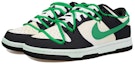 Lookbook 【定制鞋款】耐克Dunk Low '熊猫绿勾怀旧风' CW1590-100(Team拾玖-黑白绿钩女S-BOX)
