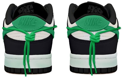 【定制鞋款】耐克Dunk Low '熊猫绿勾怀旧风' CW1590-100(Team拾玖-黑白绿钩女S-BOX) Shop 【定制鞋款】耐克Dunk Low '熊猫绿勾怀旧风' CW1590-100(Team拾玖-黑白绿钩女S-BOX)