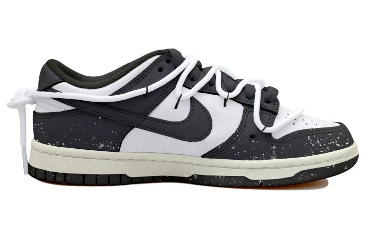 Order 나이키 덩크 로우 '판다 디스트레스드 페인트 스플래터' (shortened if needed: 덩크 로우 '판다 스플래터') CW1590-100(Team拾玖-泼墨HR女S-BOX)