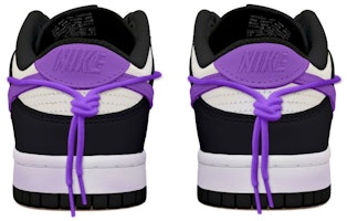 나이키 덩크 로우 '판다 디스트레스드 퍼플 스우시' (커스텀) CW1590-100(Team拾玖-黑白紫钩女S-BOX) Shop 나이키 덩크 로우 '판다 디스트레스드 퍼플 스우시' (커스텀) CW1590-100(Team拾玖-黑白紫钩女S-BOX)