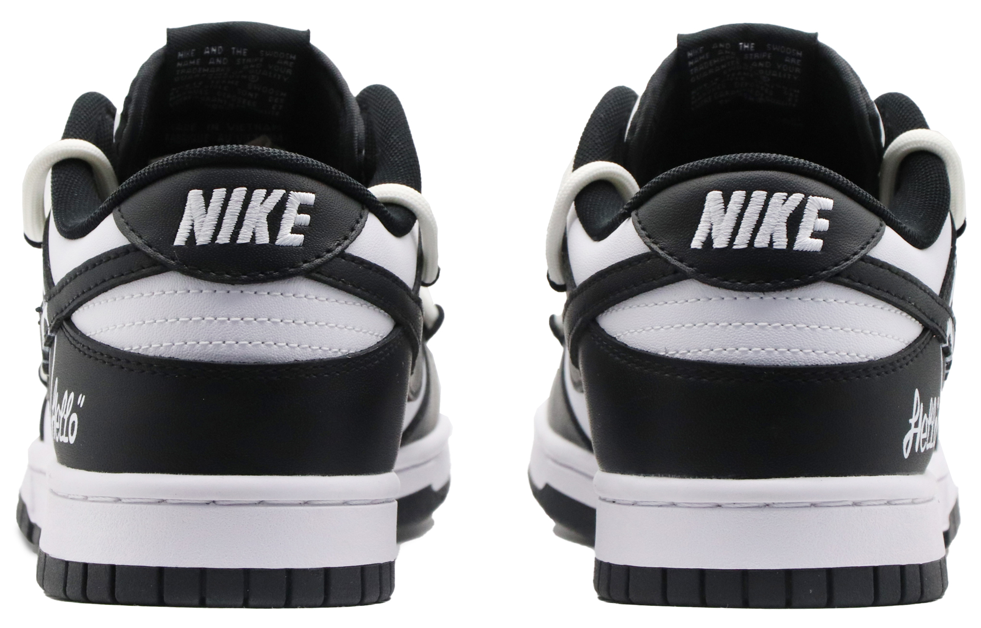 Shop [定制鞋款] 耐克Dunk Low '熊猫花卉' DD1391-100(Team57-男款熊猫花花)