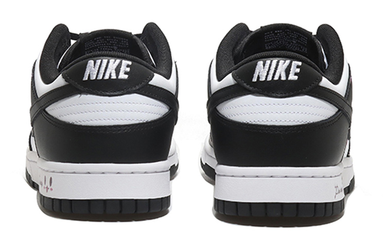 Purchase 나이키 덩크 로우 '판다 플라워' (커스텀) CW1590-100(Team10-小花女黑白QD)