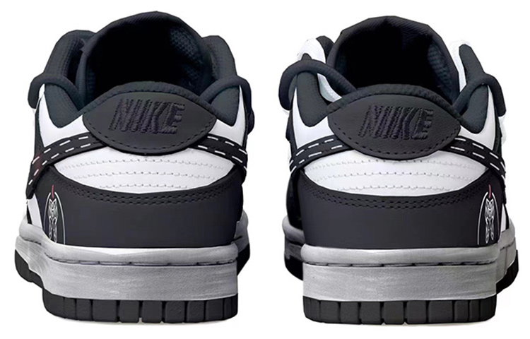 Purchase 【定製球鞋】Nike Dunk Low 熊貓 雙子座 二次元 星座 做舊Vibe風 解構風 低幫 板鞋 男款 黑白