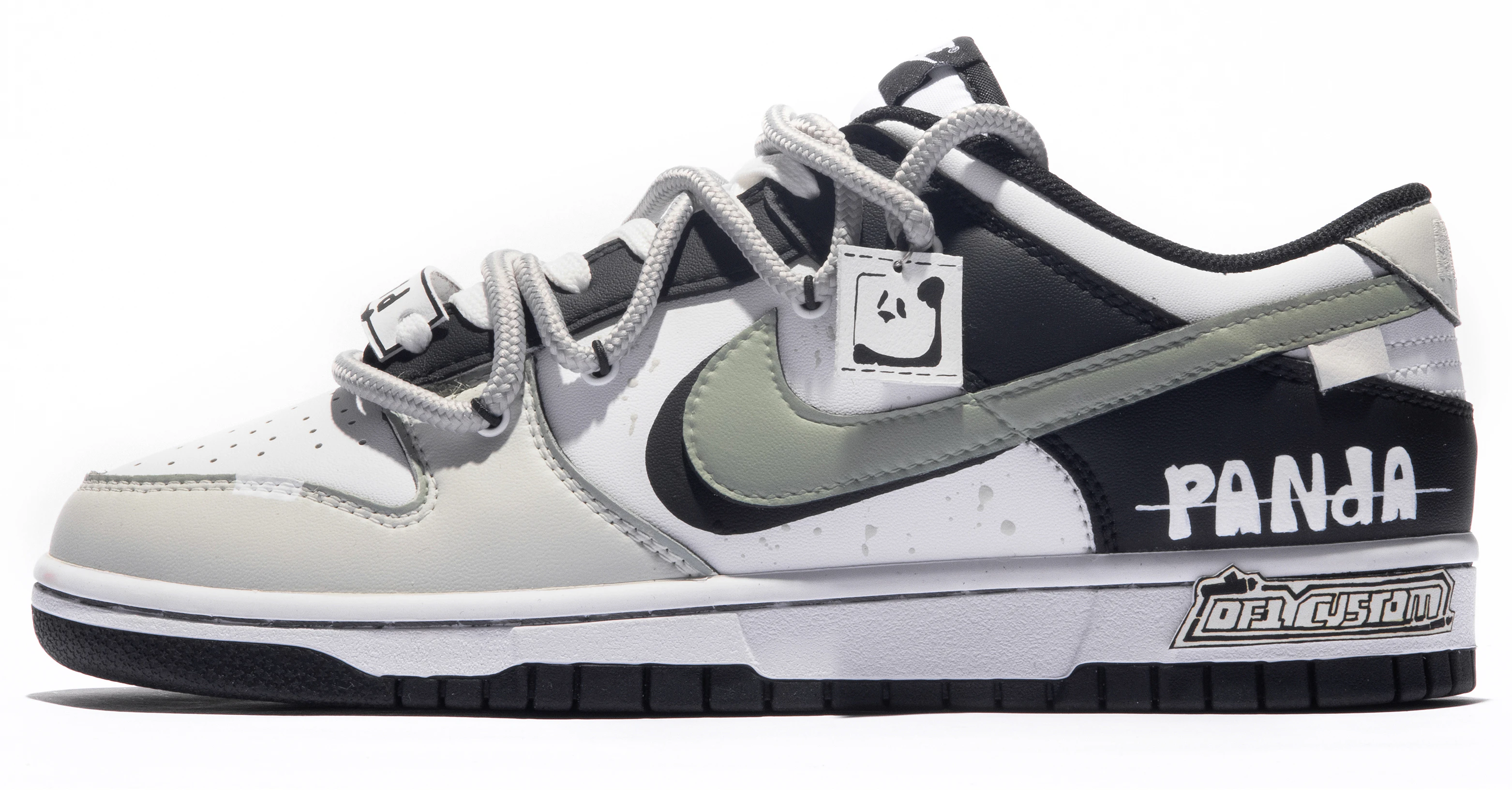 custom-shoes-nike-dunk-low-panda-graffiti-cw-1590-100-team-m-s-box