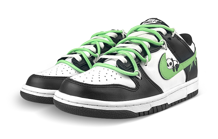 Lookbook [Kasut Custom] Nike Dunk Low 'Panda Graffiti' CW1590-100(Team叁-女款熊猫解构)
