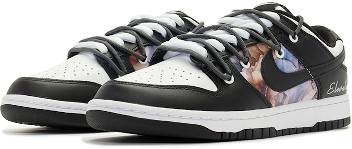 나이키 덩크 로우 '판다 그라피티 커스텀' DD1391-100(TeamB-男款熊猫油画解构黑白)) Lookbook 나이키 덩크 로우 '판다 그라피티 커스텀' DD1391-100(TeamB-男款熊猫油画解构黑白))