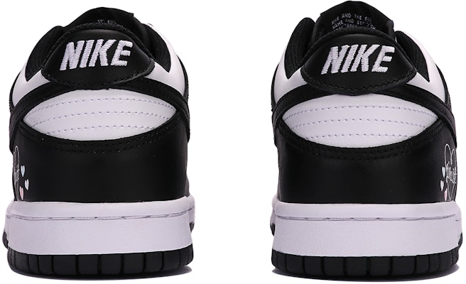 【定製球鞋】 Nike Dunk Low 愛心塗鴉 情侶 熊貓 簡約 百搭 低幫 板鞋 GS 黑白 Shop 【定製球鞋】 Nike Dunk Low 愛心塗鴉 情侶 熊貓 簡約 百搭 低幫 板鞋 GS 黑白