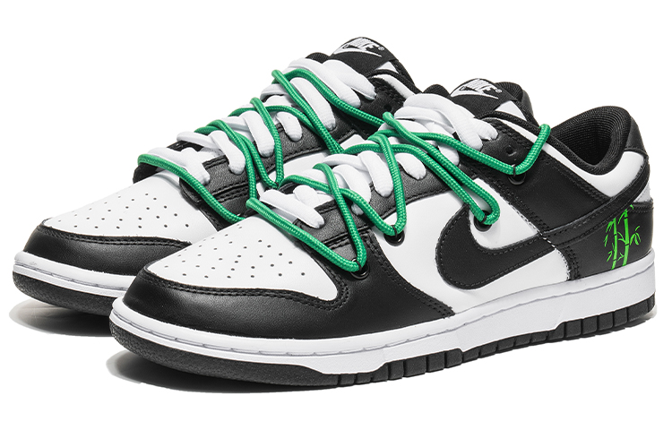 Lookbook 나이키 덩크 로우 '판다 그린 대나무' (커스텀) DD1391-100(TeamB-男款绿竹解构S-BOX)