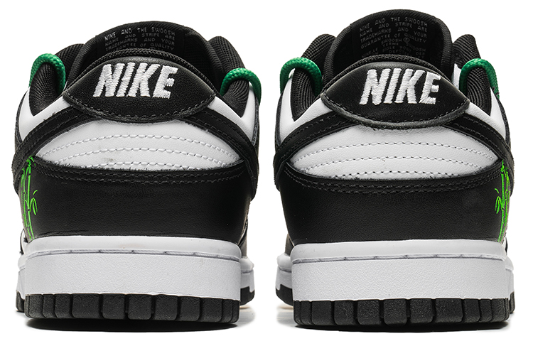 Shop 나이키 덩크 로우 '판다 그린 대나무' (커스텀) DD1391-100(TeamB-男款绿竹解构S-BOX)