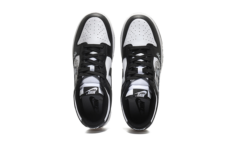 Shop [Sepatu Custom] Nike Dunk Low 'Panda Naga Indigo' CW1590-100(Team10-太极龙女黑白QD)