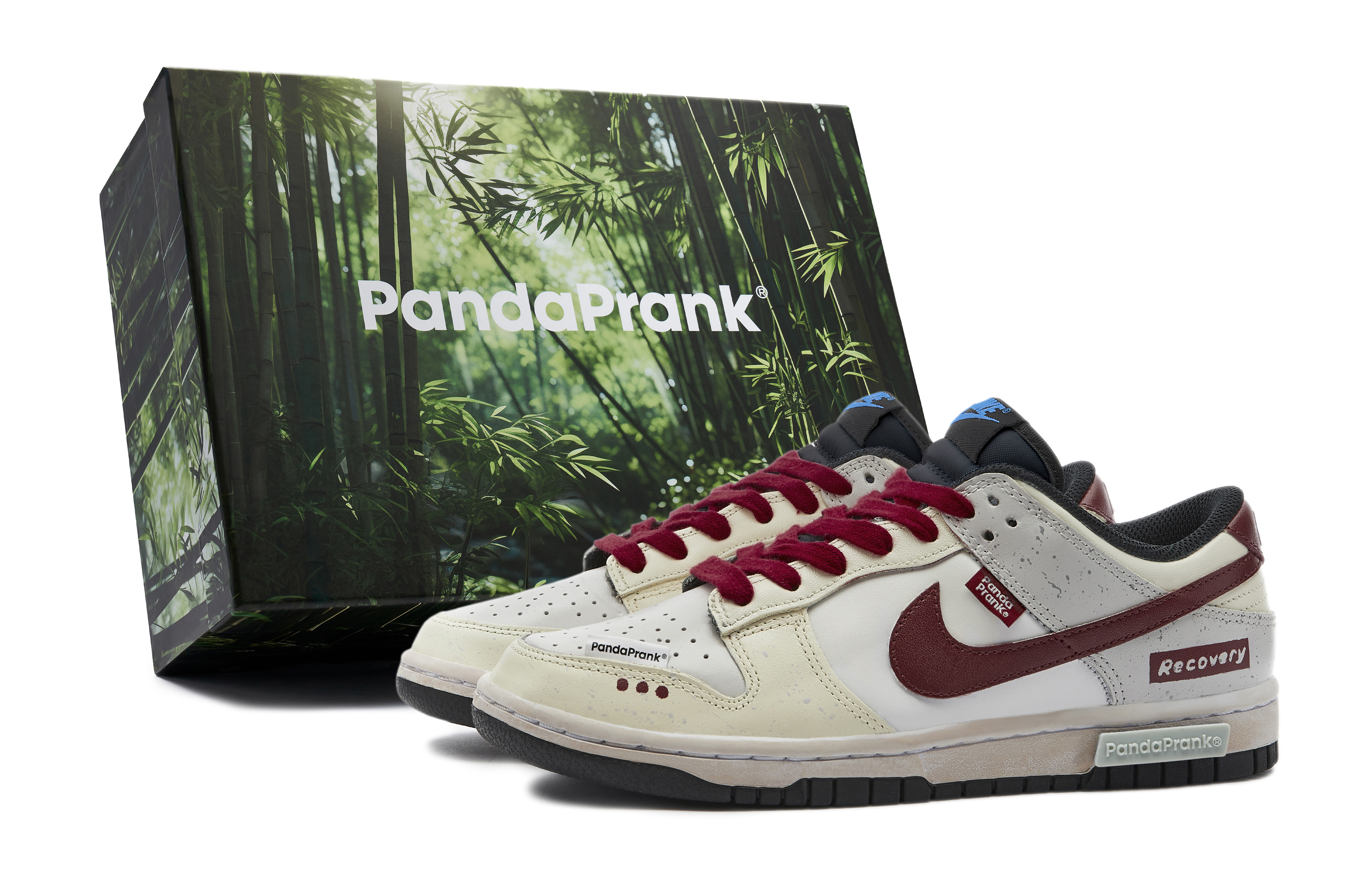 Buy [Kasut Custom] Nike Dunk Low 'Panda Nakal' DH9765-104-481218