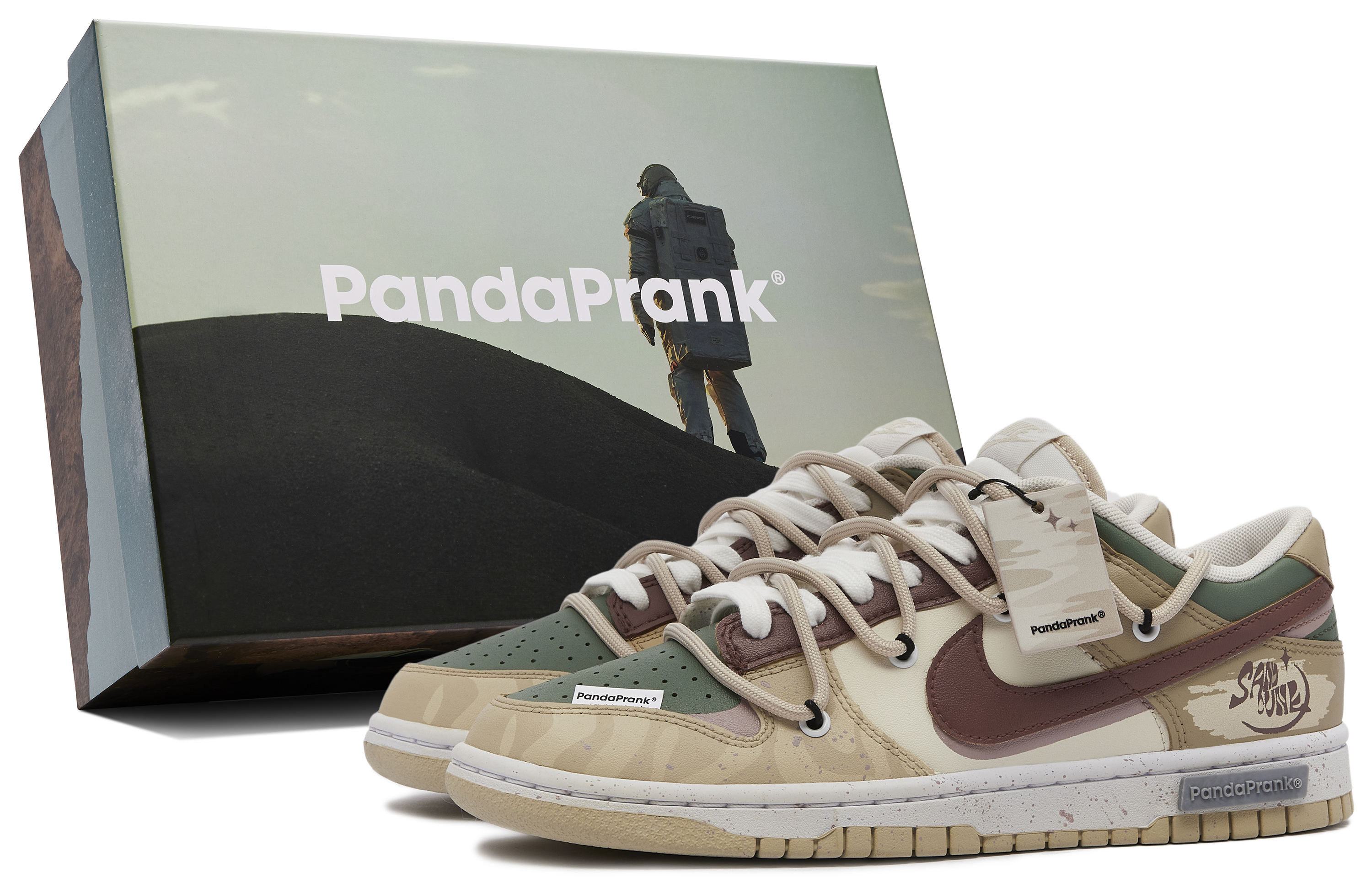 Buy [Kasut Custom] Nike Dunk Low 'Panda Khas' DV0831-003-469075