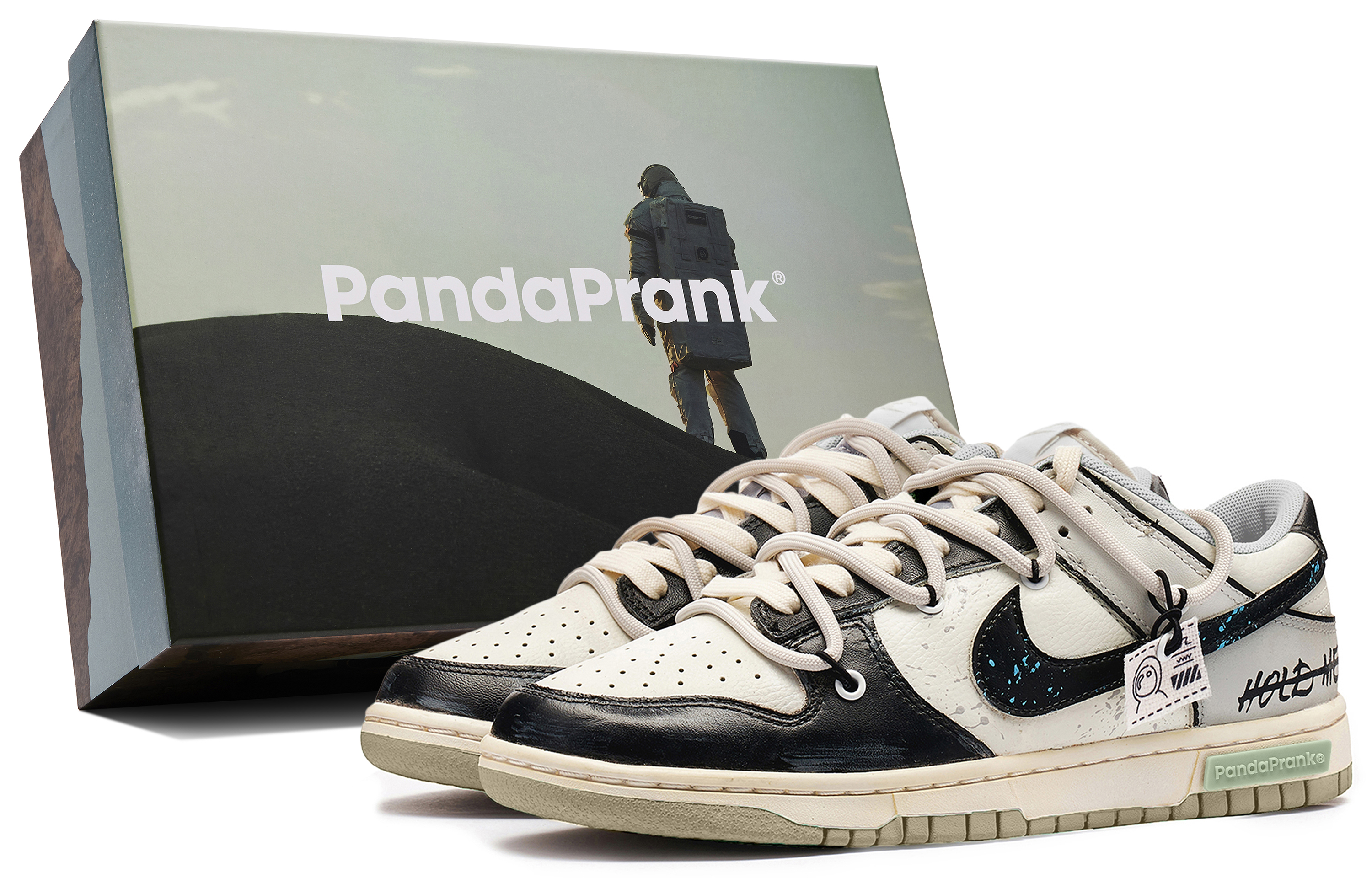 Buy [Sepatu Custom] Nike Dunk Low 'Panda Nakal' DV0831-003-484996