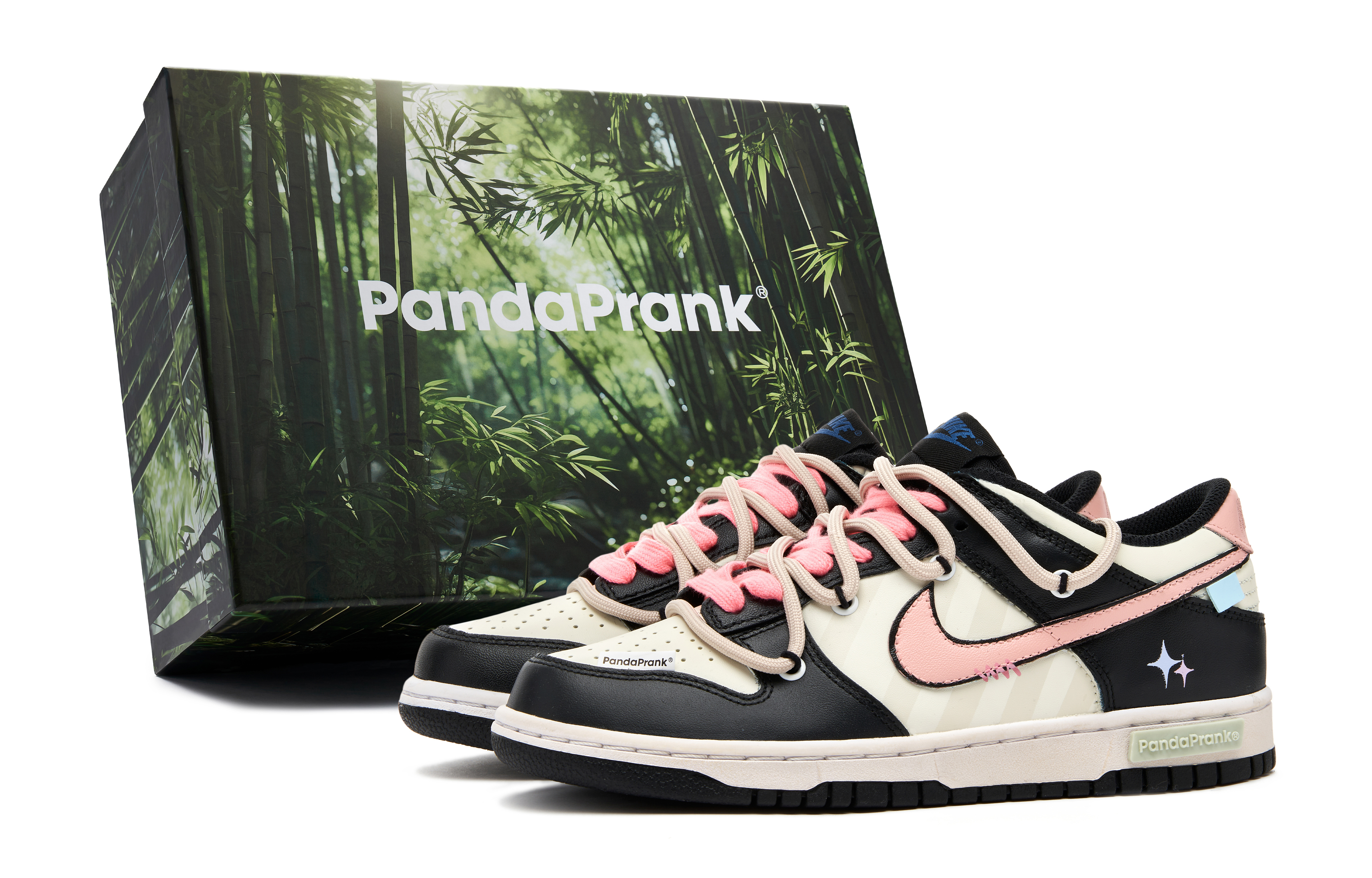 Buy [Sepatu Custom] Nike Dunk Low 'Panda Mischief Nebula' DH9765-104-484985