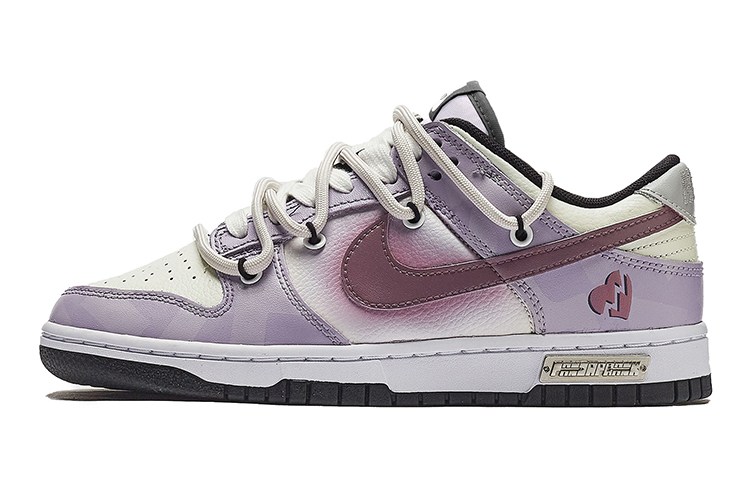 Buy 【定制球鞋】Nike Dunk Low 熊貓惡作劇 樹莓 復古 做舊 紮染 情侶 板鞋 GS 薰衣草紫