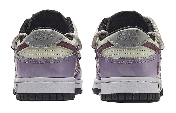 Shop 【定制球鞋】Nike Dunk Low 熊貓惡作劇 樹莓 復古 做舊 紮染 情侶 板鞋 GS 薰衣草紫