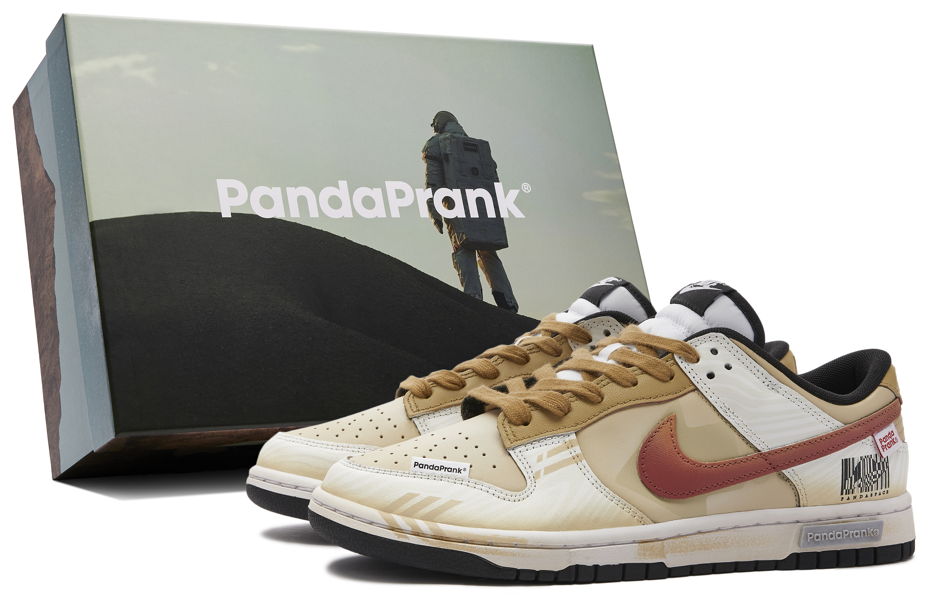 Buy [Zapatillas Personalizadas] Nike Dunk Low 'Panda Travieso Exploración Espacial' DD1391-100-481129