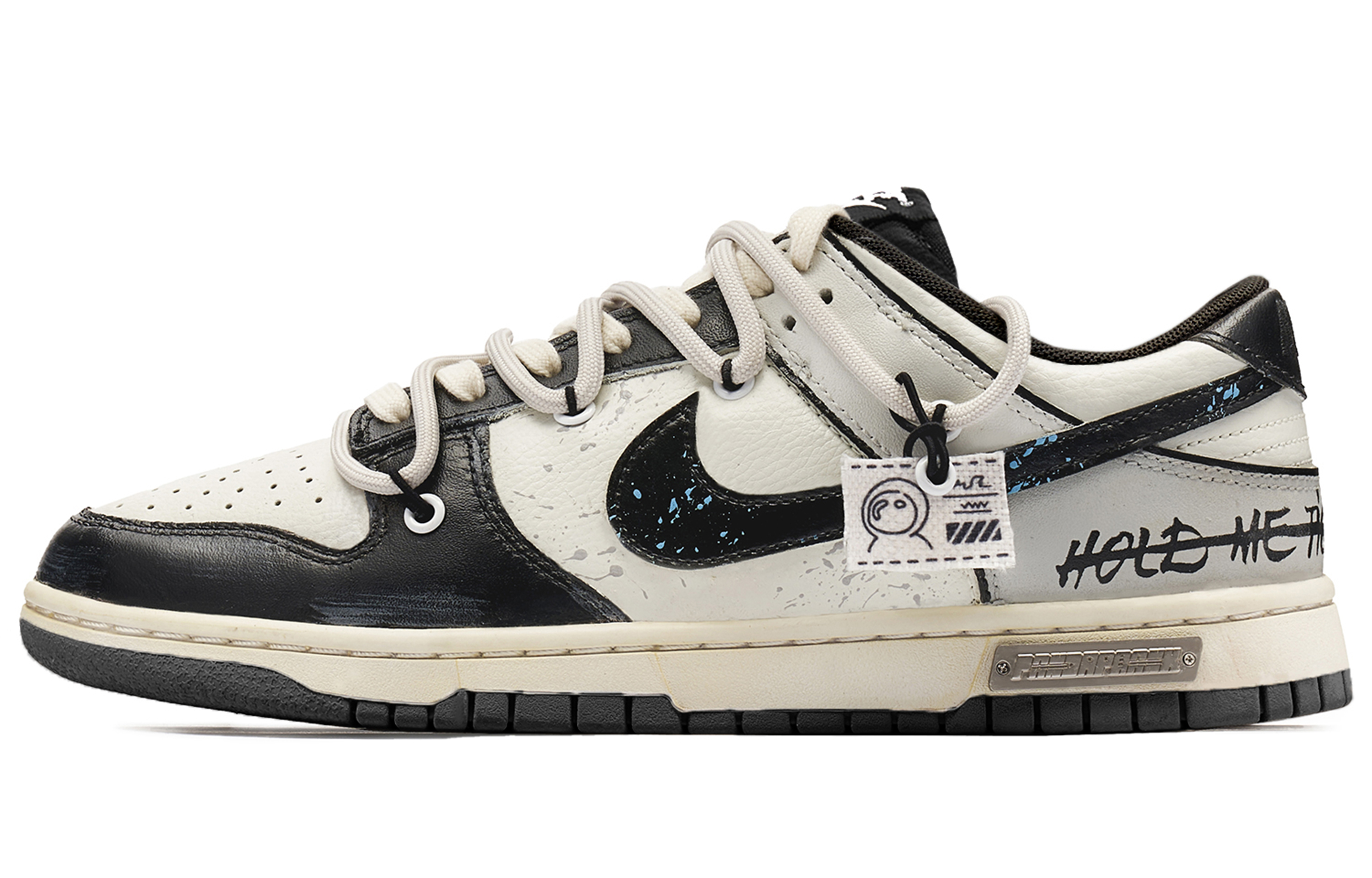Buy [Kasut Custom] Nike Dunk Low 'Panda Nakal Eksplorasi Angkasa' DV0831-002(TeamH-男款星际迷航S-BOX)