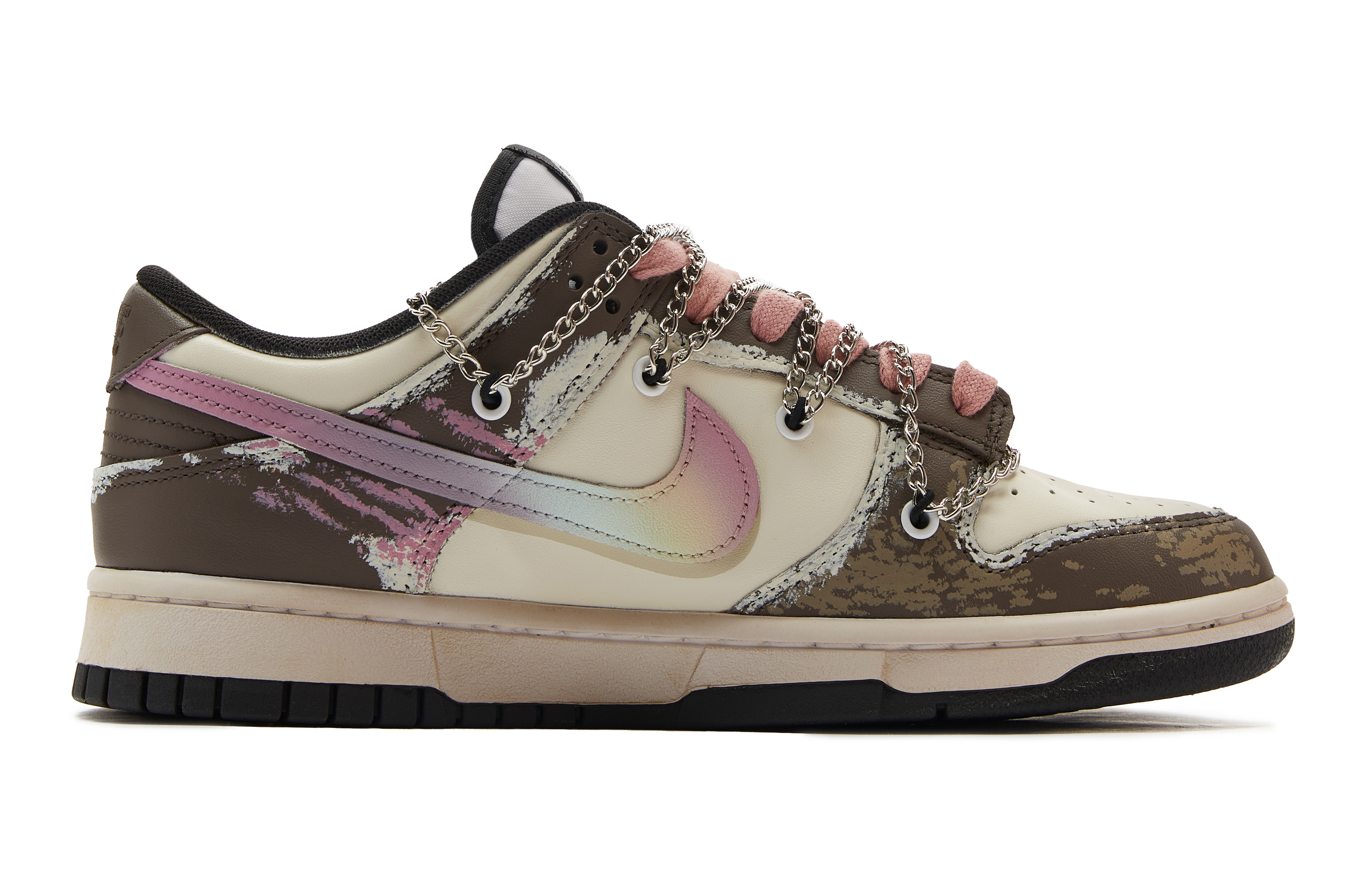 Order [Zapatillas Personalizadas] Nike Dunk Low 'Panda Misdemeanor' CW1590-100(TeamH-女款消逝爱S-BOX)