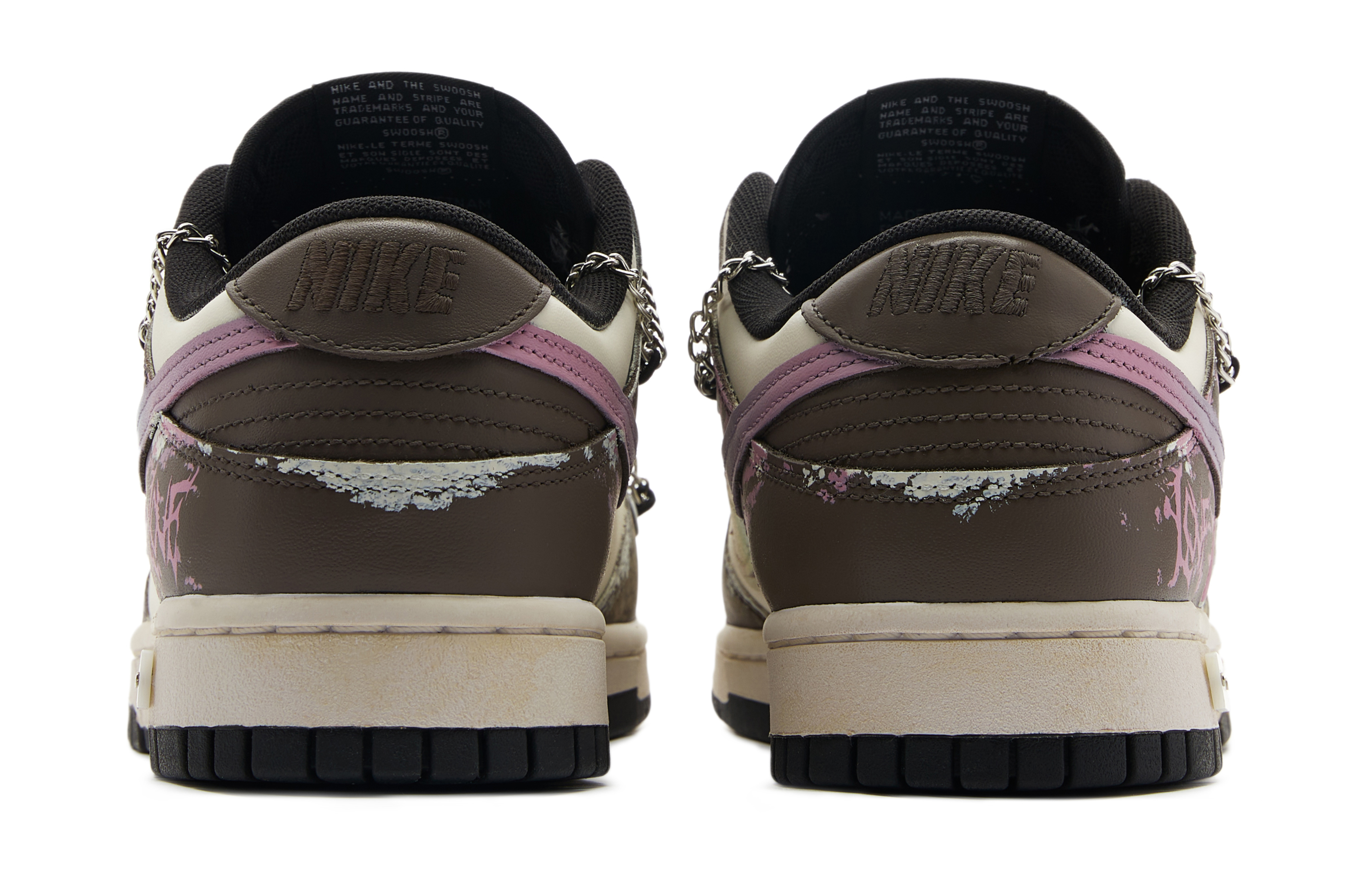 Shop [Zapatillas Personalizadas] Nike Dunk Low 'Panda Misdemeanor' CW1590-100(TeamH-女款消逝爱S-BOX)