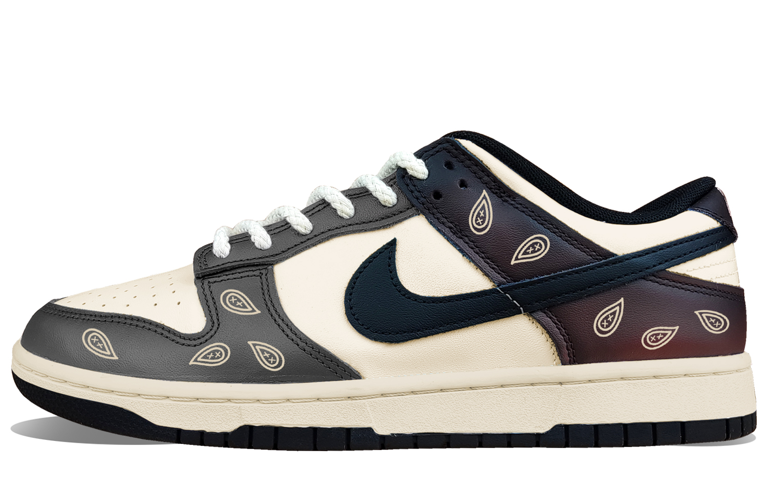 [Custom Shoes] Nike Dunk Low 'Panda Mocha - American Coffee'