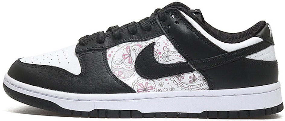【定制球鞋】 Nike Dunk Low 腰果花 熊貓 清新淡雅 耐磨 低幫 板鞋 GS 黑白粉 Buy 【定制球鞋】 Nike Dunk Low 腰果花 熊貓 清新淡雅 耐磨 低幫 板鞋 GS 黑白粉