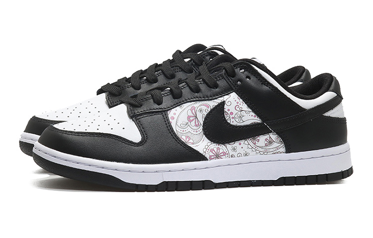 Lookbook 【定制球鞋】 Nike Dunk Low 腰果花 熊貓 清新淡雅 耐磨 低幫 板鞋 GS 黑白粉