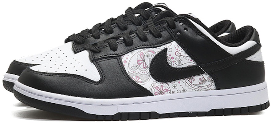 【定制球鞋】 Nike Dunk Low 腰果花 熊貓 清新淡雅 耐磨 低幫 板鞋 GS 黑白粉 Lookbook 【定制球鞋】 Nike Dunk Low 腰果花 熊貓 清新淡雅 耐磨 低幫 板鞋 GS 黑白粉