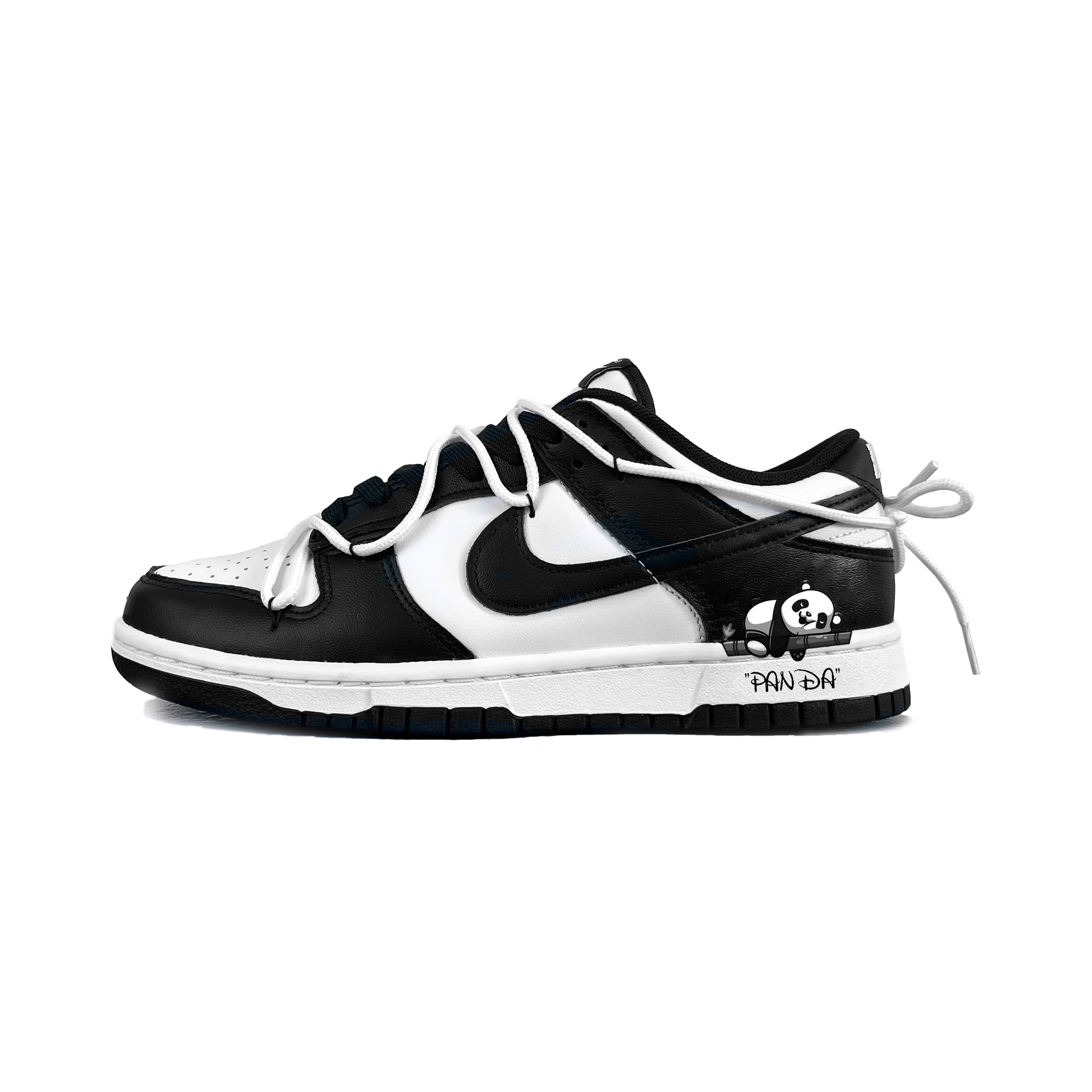 Buy 나이키 덩크 로우 '판다 대나무 놀이' (Nike Dunk Low 'Panda Daenamu Nori') DD1391-100(Team93-熊猫戏竹）