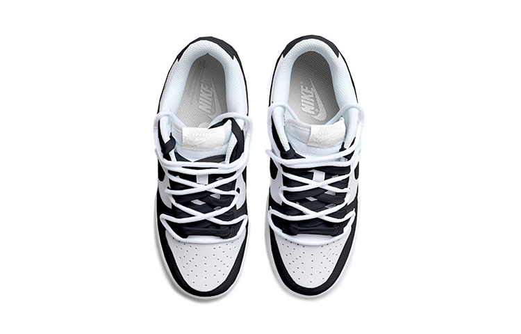 Shop 나이키 덩크 로우 '판다 플러시' (커스텀) DH9765-100(Team拾玖-女款熊猫S-BOX)