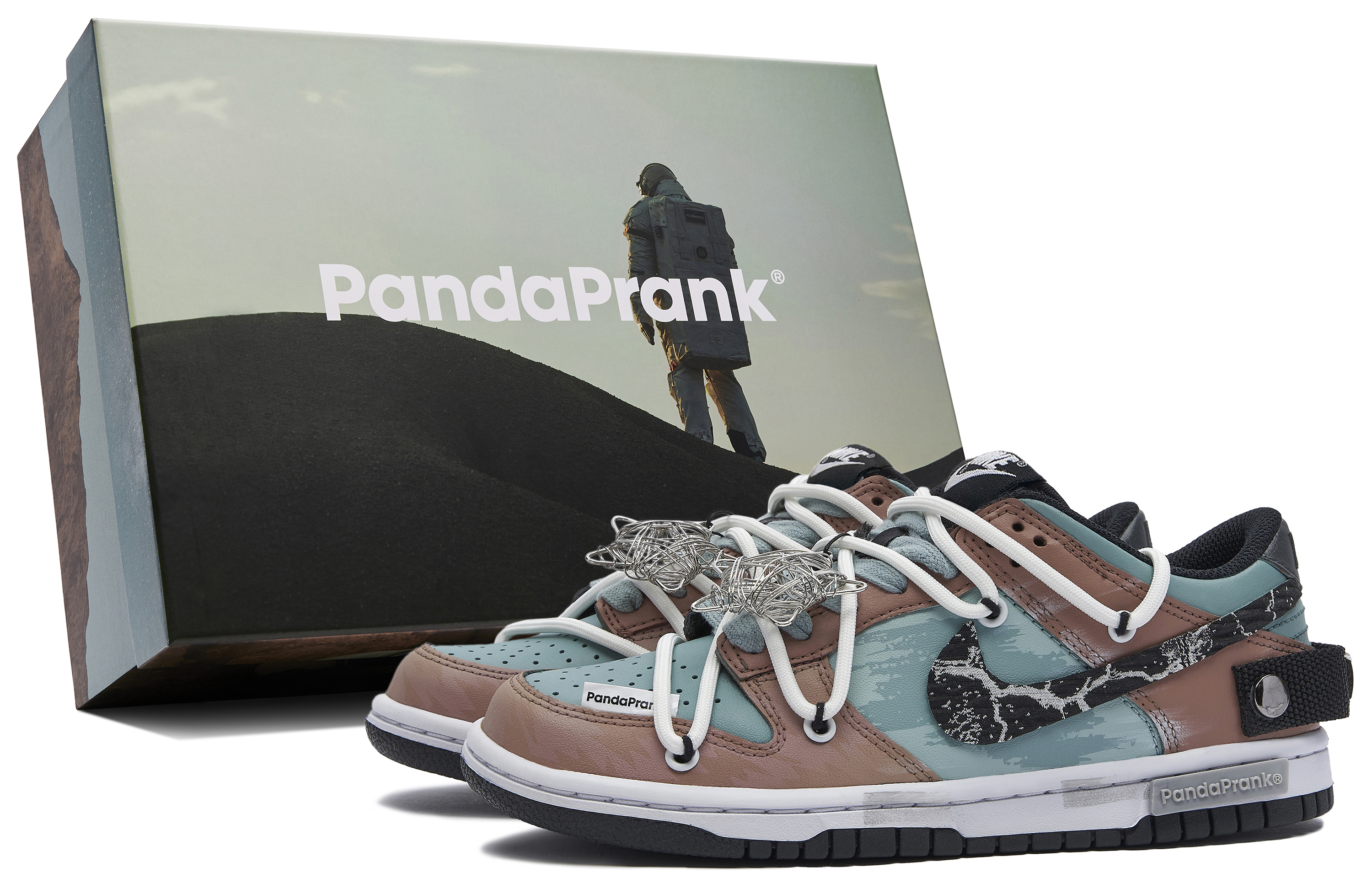 Buy カスタムシューズ] ナイキ ダンク ロー 'パンダ プランク - 宇宙探査' DV0831-002-481112 DV0831-002-481112