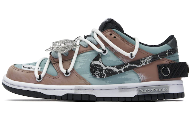 【定製球鞋】 Nike Dunk Low 熊貓惡作劇 宇宙探索 升空 潮流百搭 解構 低筒 板鞋 男款 棕紅綠 Order 【定製球鞋】 Nike Dunk Low 熊貓惡作劇 宇宙探索 升空 潮流百搭 解構 低筒 板鞋 男款 棕紅綠