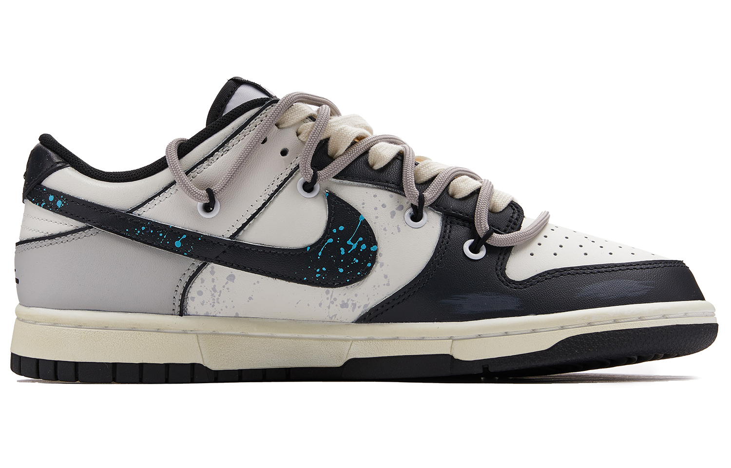 Order ナイキ ダンク ロー パンダカスタム (ビンテージ風) DD1391-100(TeamH-男款星际迷航S-BOX)