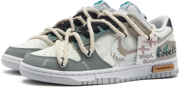 나이키 덩크 로우 '판다 장난'(커스텀) FD1232-002(TeamH-女款森林果实S-BOX) Lookbook 나이키 덩크 로우 '판다 장난'(커스텀) FD1232-002(TeamH-女款森林果实S-BOX)