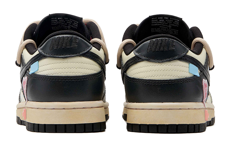 Shop [定制鞋] 耐克Dunk低帮 'Panda Prank' 熊猫恶作剧 CW1590-100(TeamH-女款迷幻爱S-BOX)