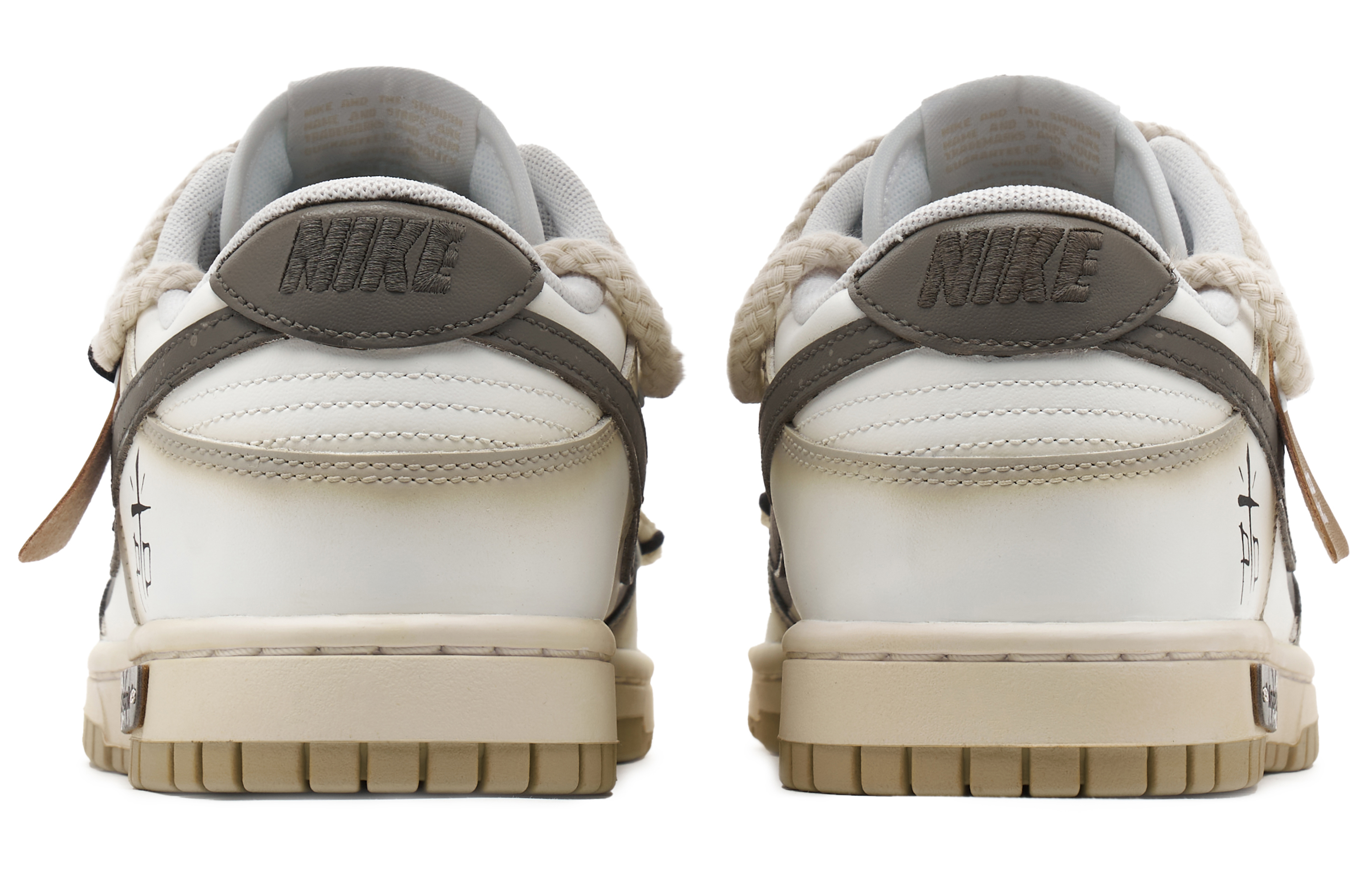 Shop [定制鞋款] 耐克Dunk低帮 '熊猫恶作剧' DV0833-100(TeamH-男款飞云之巅S-BOX)