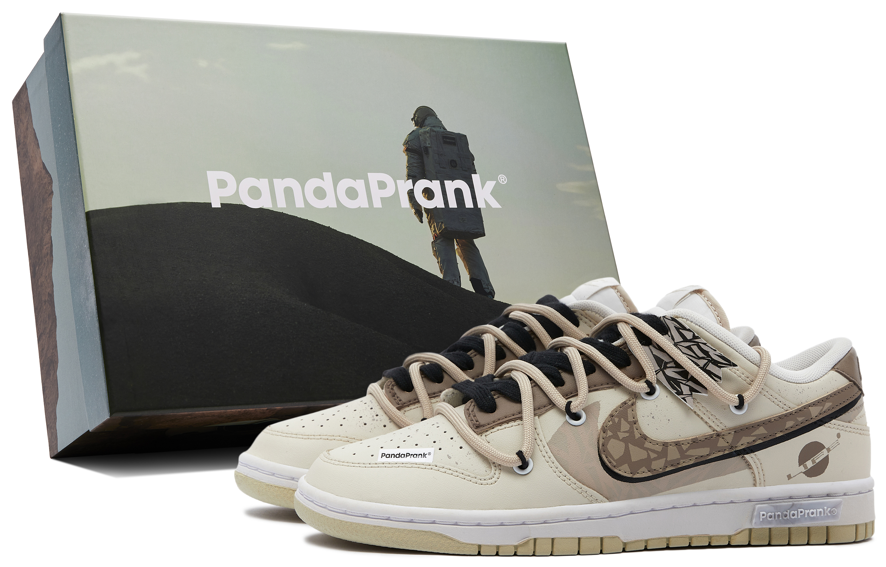 Buy [定制鞋] 耐克Dunk Low '熊猫恶作剧' DV0831-003-481120