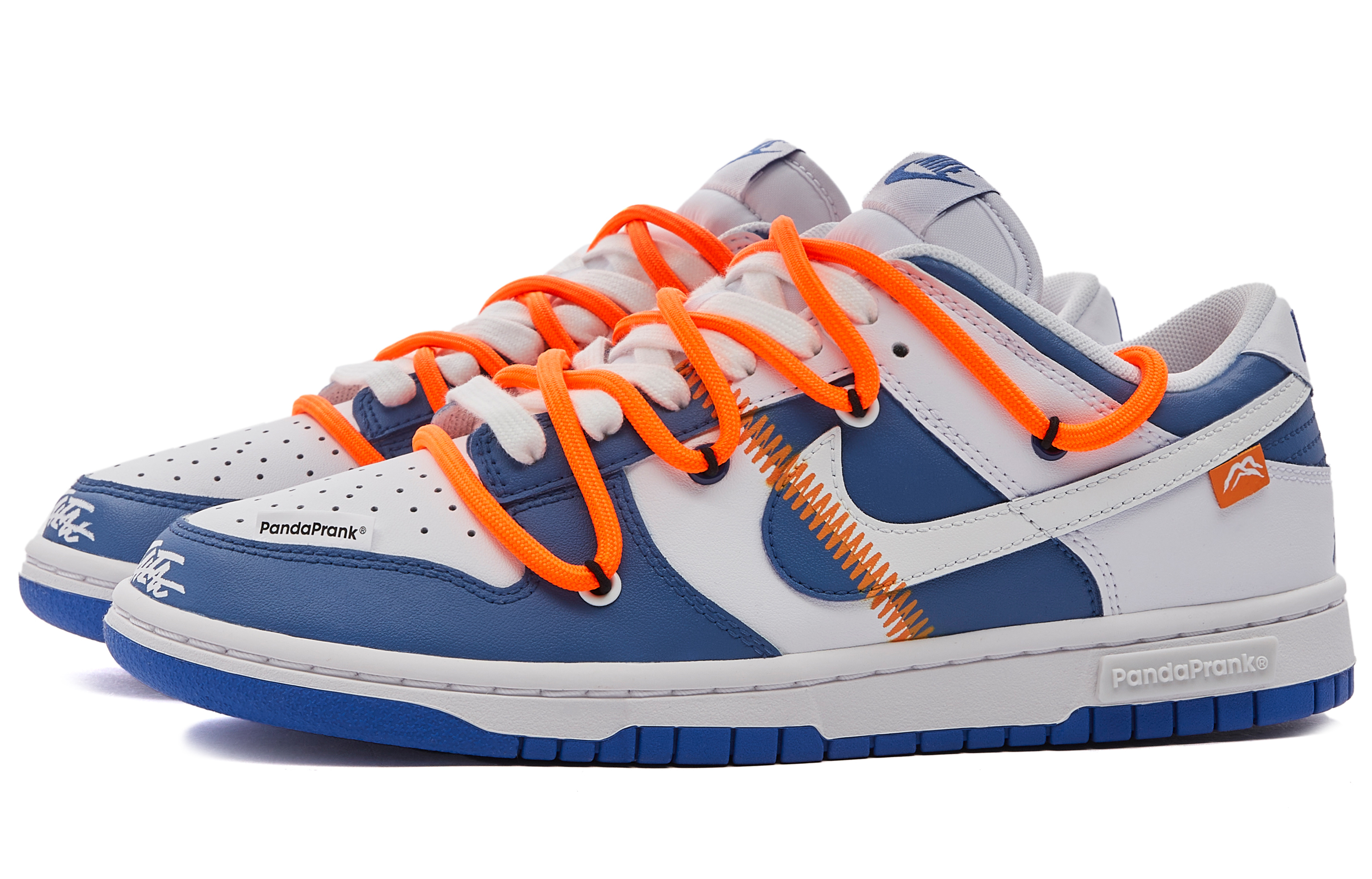 Shop 【訂製球鞋】Nike Dunk Low 熊貓惡作劇 遊境歷險 降溫 潮流百搭 耐磨 低筒 板鞋 男款 白藍