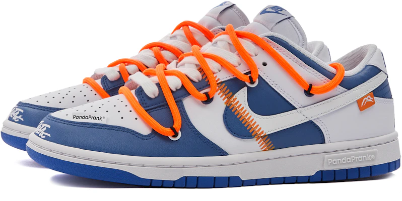 【訂製球鞋】Nike Dunk Low 熊貓惡作劇 遊境歷險 降溫 潮流百搭 耐磨 低筒 板鞋 男款 白藍 Shop 【訂製球鞋】Nike Dunk Low 熊貓惡作劇 遊境歷險 降溫 潮流百搭 耐磨 低筒 板鞋 男款 白藍