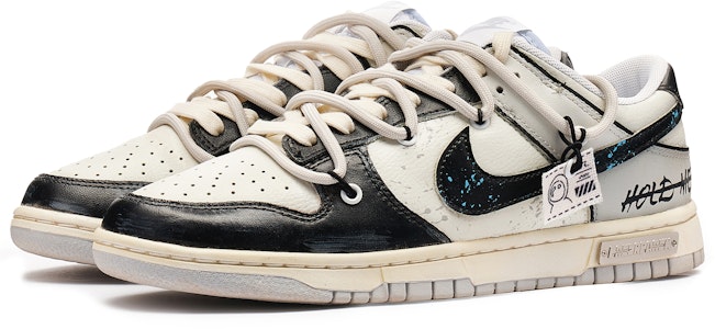 【定制鞋】耐克Dunk Low '熊猫恶作剧黑白蓝' DV0831-101(TeamH-男款星际迷航S-BOX) Lookbook 【定制鞋】耐克Dunk Low '熊猫恶作剧黑白蓝' DV0831-101(TeamH-男款星际迷航S-BOX)