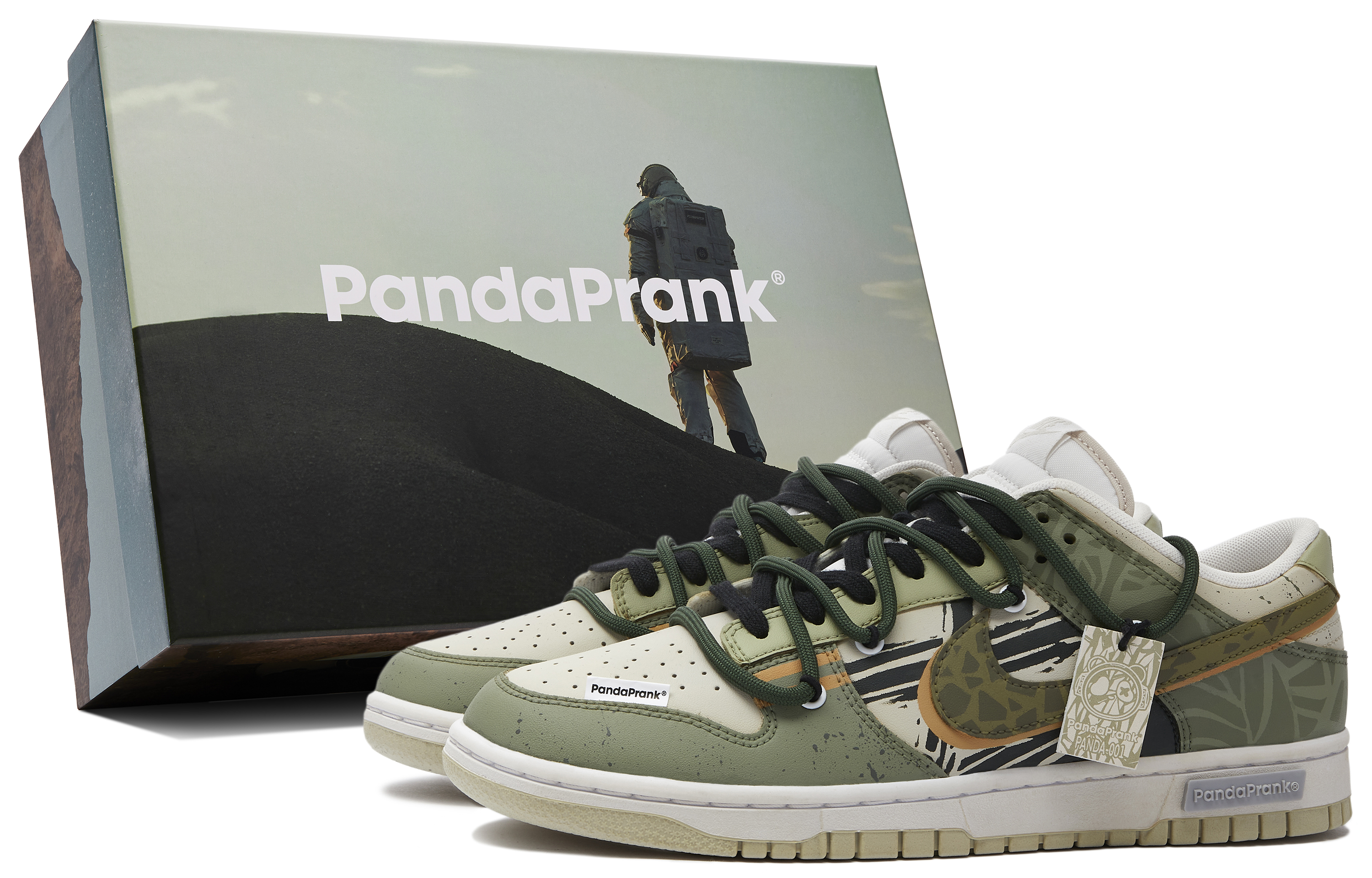 Buy [定制鞋款] 耐克Dunk Low '熊猫恶作剧-宇宙探索 惊险行星' DV0831-003-481208