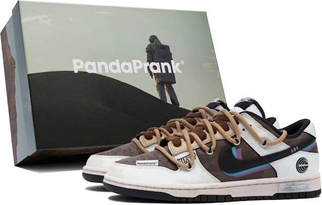 【訂製球鞋】 Nike Dunk Low 熊貓惡作劇 宇宙探索 多重宇宙 潮流復古 低筒 板鞋 GS 米棕 Buy 【訂製球鞋】 Nike Dunk Low 熊貓惡作劇 宇宙探索 多重宇宙 潮流復古 低筒 板鞋 GS 米棕