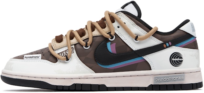 【訂製球鞋】 Nike Dunk Low 熊貓惡作劇 宇宙探索 多重宇宙 潮流復古 低筒 板鞋 GS 米棕 Order 【訂製球鞋】 Nike Dunk Low 熊貓惡作劇 宇宙探索 多重宇宙 潮流復古 低筒 板鞋 GS 米棕