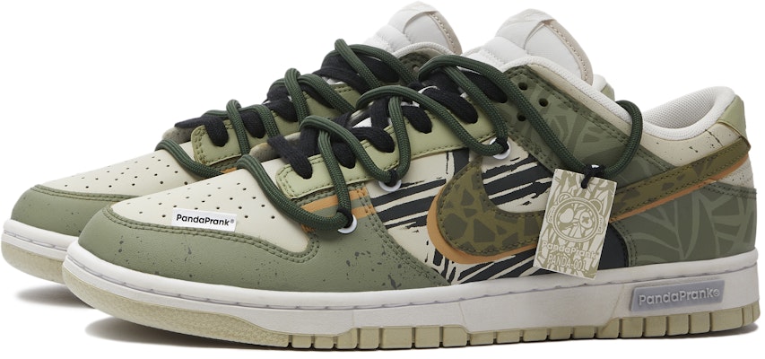 【定制球鞋】Nike Dunk Low 熊貓惡作劇 宇宙探索 危險星球 潮流百搭 解構 低筒 板鞋 男款 灰綠 Shop 【定制球鞋】Nike Dunk Low 熊貓惡作劇 宇宙探索 危險星球 潮流百搭 解構 低筒 板鞋 男款 灰綠